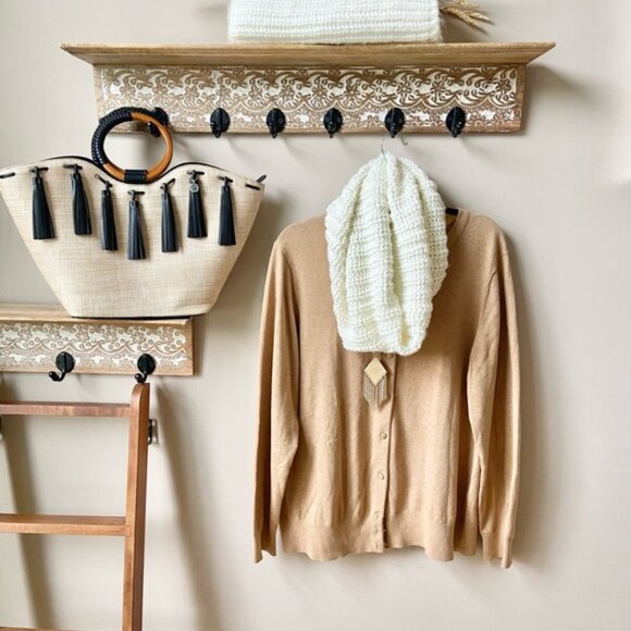 Tommy Hilfiger 100%alpine cotton cardigan sweater Xl - Picture 3 of 6